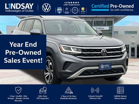 Certified 2022 Volkswagen Atlas SEL image 1