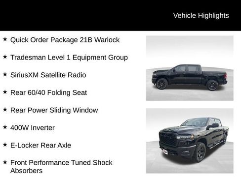 Used 2025 RAM 1500 Classic Warlock AWD/4WD image 3