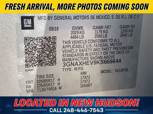 Used 2019 Chevrolet Equinox LS w/ LS Convenience Package FWD image 14