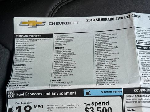 Used 2019 Chevrolet Silverado 1500 LTZ w/ LTZ Premium Package image 42