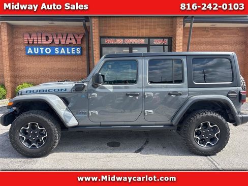 Used 2023 Jeep Wrangler Unlimited Rubicon 4xe w/ Cold Weather Group AWD/4WD image 1