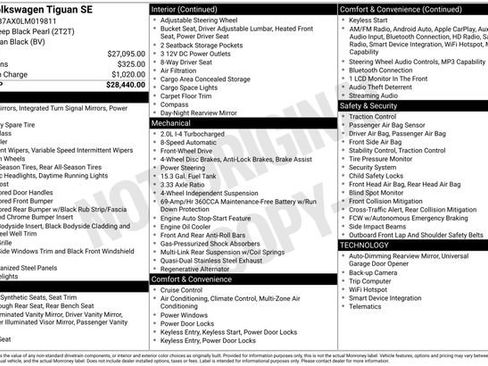 Used 2020 Volkswagen Tiguan SE image 23
