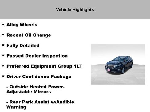 Used 2019 Chevrolet Equinox LT w/ Sun & Navigation Package FWD image 9