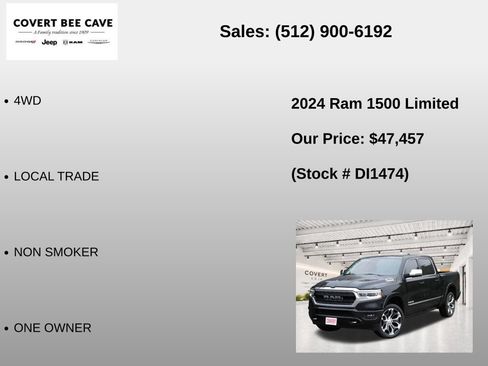 Used 2024 RAM 1500 Limited AWD/4WD image 7