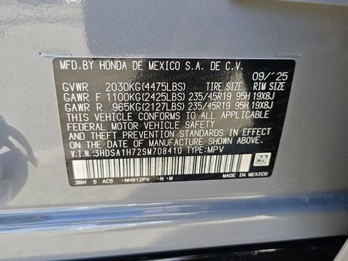 New 2025 Acura ADX A-Spec image 7