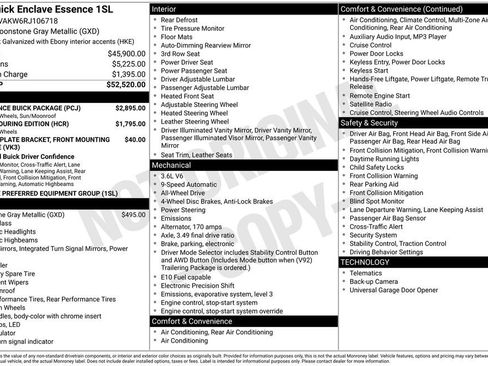 Certified 2024 Buick Enclave Essence w/ Experience Buick Package AWD/4WD image 5