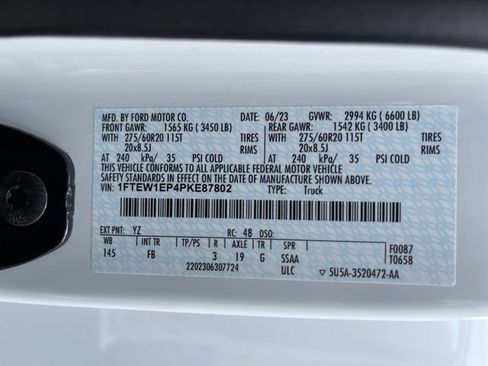 Used 2023 Ford F150 XLT w/ Equipment Group 302A High AWD/4WD image 28