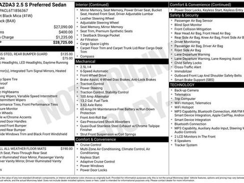 Used 2026 MAZDA MAZDA3 2.5 S Sedan w/ Preferred Pkg FWD image 30