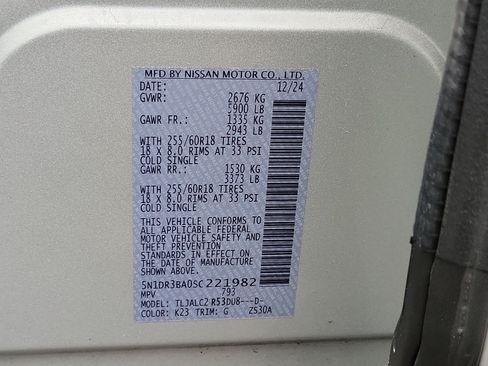 Used 2025 Nissan Pathfinder SV FWD image 10