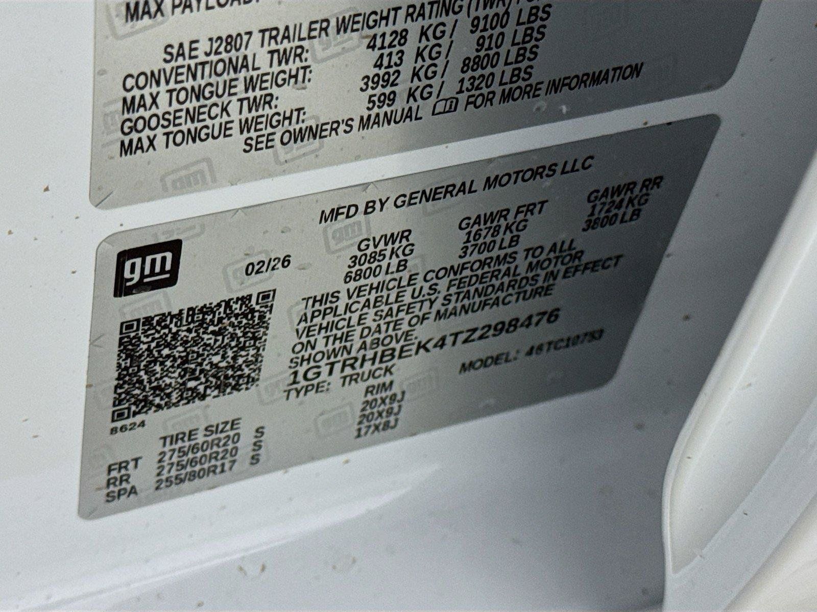 New 2026 GMC Sierra 1500 SLE w/ Preferred Package RWD image 21