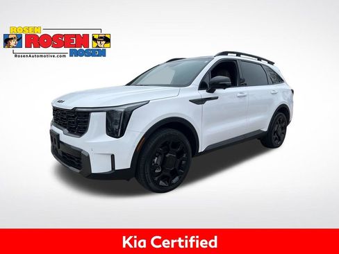 Certified 2025 Kia Sorento SX Prestige w/ Olive Brown Leather Package image 1