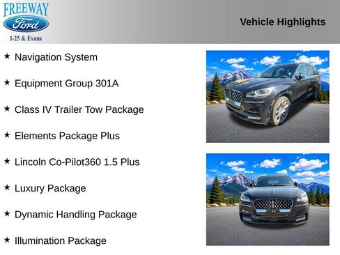 Used 2023 Lincoln Aviator Grand Touring w/ Equipment Group 301A AWD/4WD image 2