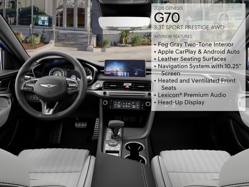 New 2026 Genesis G70 3.3T Sport Prestige image 21