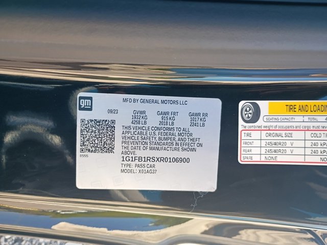 Certified 2024 Chevrolet Camaro LT w/ RS Package RWD image 24