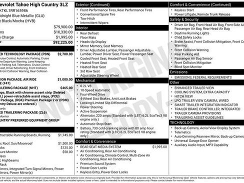 Certified 2024 Chevrolet Tahoe High Country w/ Advanced Technology Package image 48