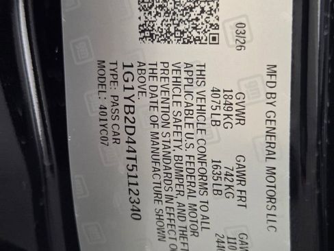 Used 2026 Chevrolet Corvette Stingray Preferred Cpe w/ Z51 Performance Package RWD image 33