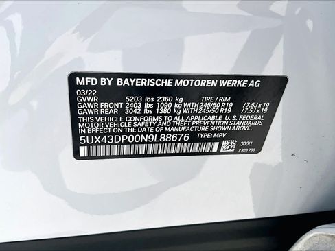Used 2022 BMW X3 sDrive30i w/ Premium Package 2 RWD image 32