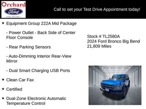 Certified 2024 Ford Bronco Big Bend AWD/4WD image 13