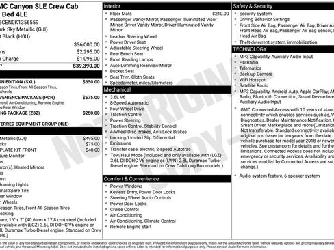 Used 2019 GMC Canyon SLE w/ Elevation Edition AWD/4WD image 18