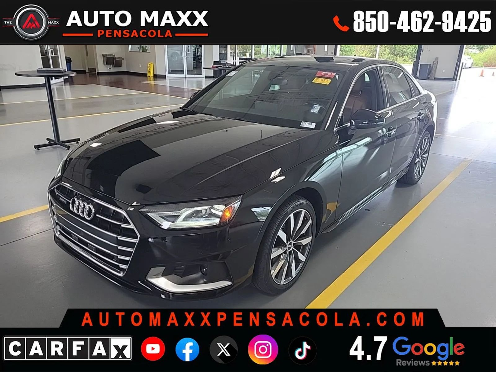 Used 2021 Audi A4 2.0T Premium w/ Convenience Package AWD/4WD image 1