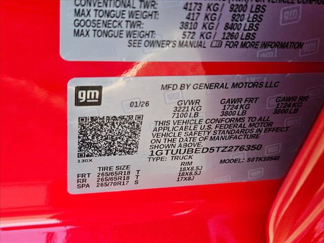 New 2026 GMC Sierra 1500 SLE w/ X31 Off-Road Package AWD/4WD image 17