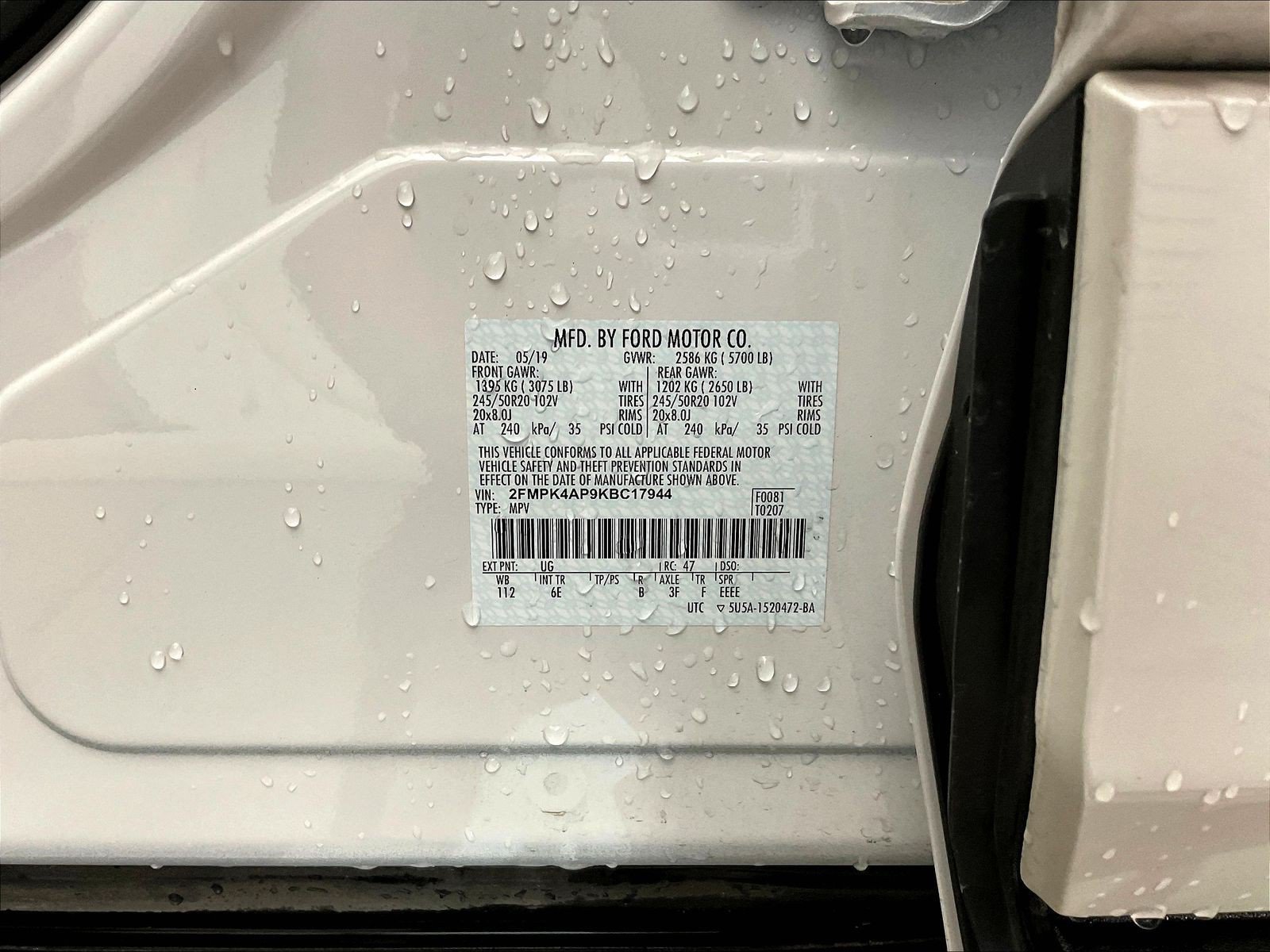 Used 2019 Ford Edge ST w/ Convenience Package AWD/4WD image 6