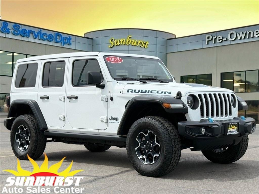 Used 2023 Jeep Wrangler Unlimited Rubicon 4xe w/ Cold Weather Group AWD/4WD image 1