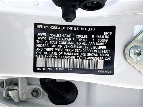 Used 2017 Honda Civic EX-L image 16