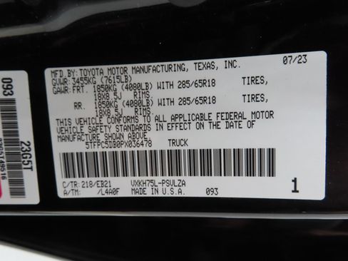 Used 2023 Toyota Tundra TRD Pro AWD/4WD image 26