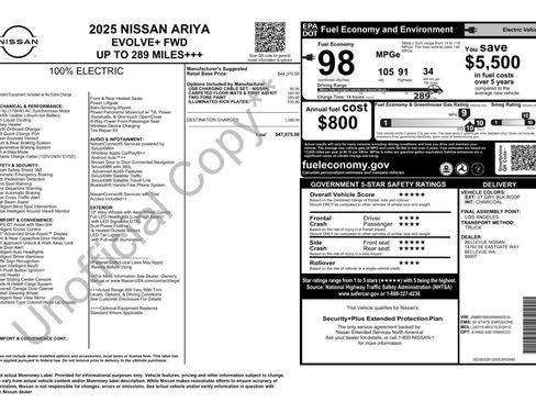 Used 2025 Nissan Ariya FWD image 51