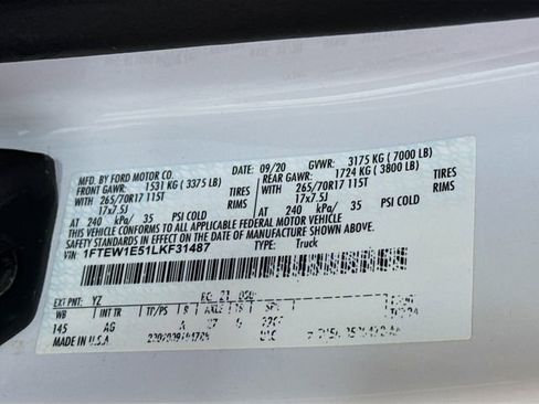 Used 2020 Ford F150 XL w/ Equipment Group 101A Mid image 33