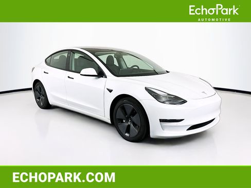 Used 2021 Tesla Model 3 Long Range AWD/4WD image 1