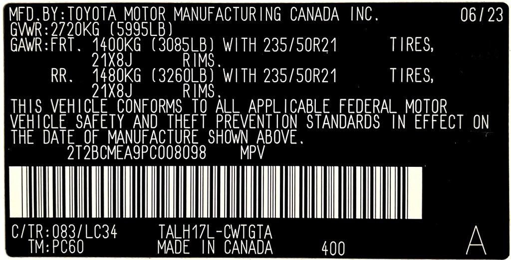 Used 2023 Lexus RX 500h F Sport w/ Accessory Package (P1) AWD/4WD image 24