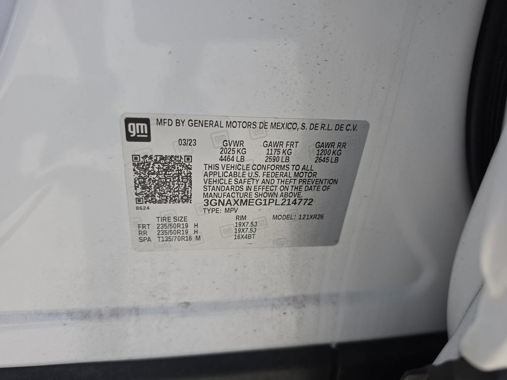 Used 2023 Chevrolet Equinox RS w/ RS Leather Package FWD image 43