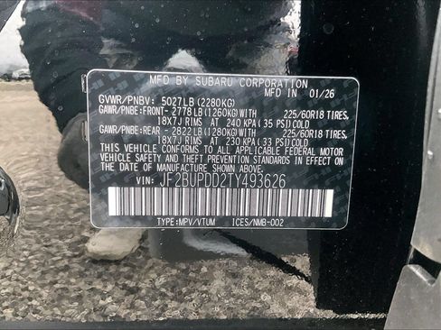 New 2026 Subaru Outback Limited w/ Premium/Limited Plus Package AWD/4WD image 12