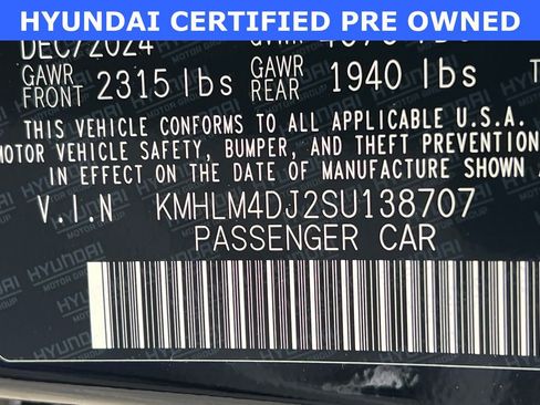 Certified 2025 Hyundai Elantra Blue image 31