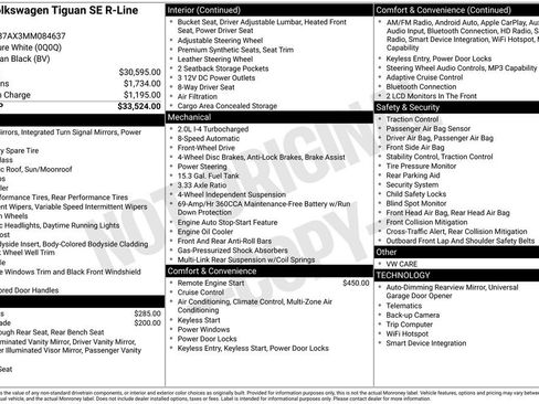 Used 2021 Volkswagen Tiguan SE R-Line image 31