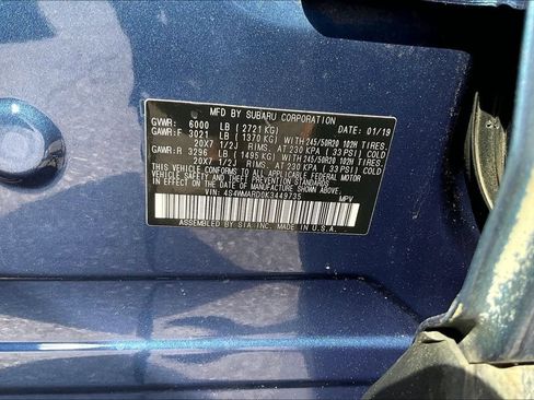 Used 2019 Subaru Ascent Touring w/ Popular Package #2A AWD/4WD image 6