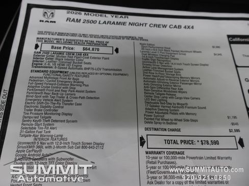 New 2026 RAM 2500 Laramie image 45