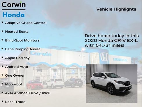 Used 2020 Honda CR-V EX-L image 6