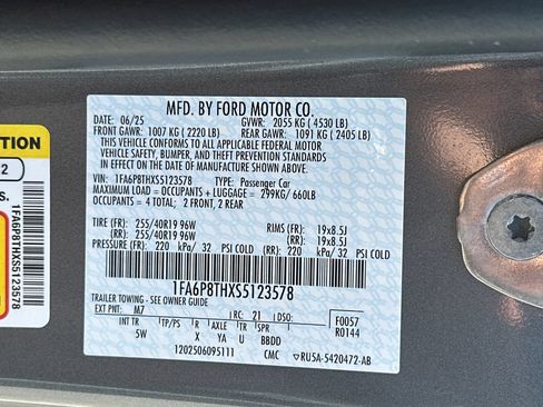 Certified 2025 Ford Mustang Premium RWD image 34