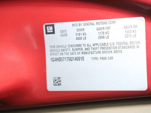 Used 2009 Buick Lucerne CXL w/ Driver Confidence Package image 25