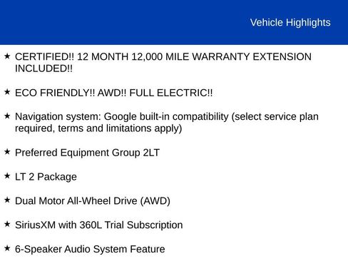 Used 2025 Chevrolet Equinox EV LT AWD/4WD image 2