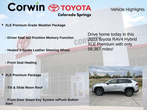 Used 2023 Toyota RAV4 XLE Premium AWD/4WD image 7