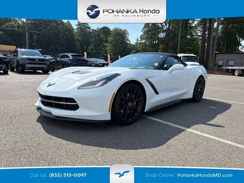 Used 2017 Chevrolet Corvette Stingray Convertible w/ 3LT Preferred Equipment Group RWD image 1