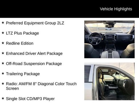 Certified 2017 Chevrolet Silverado 1500 LTZ Z71 w/ Redline Edition image 12