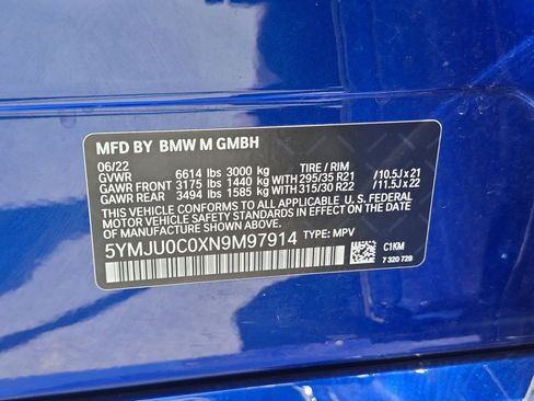 Used 2022 BMW X5 M w/ Competition Package 2 AWD/4WD image 35