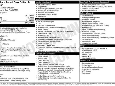 Used 2024 Subaru Ascent Onyx Edition image 5