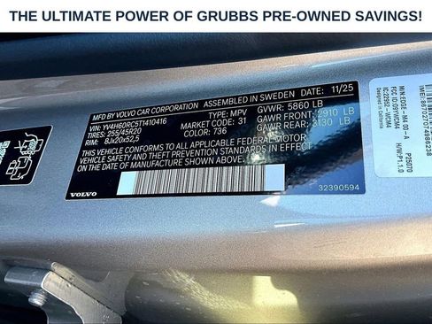 New 2026 Volvo XC60 T8 Plus w/ Protection Package Premier AWD/4WD image 33