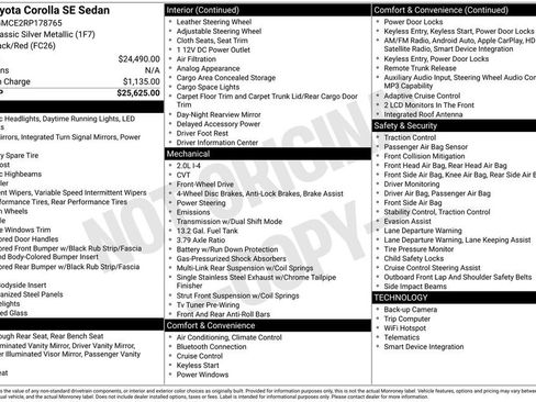 Used 2024 Toyota Corolla SE FWD image 5
